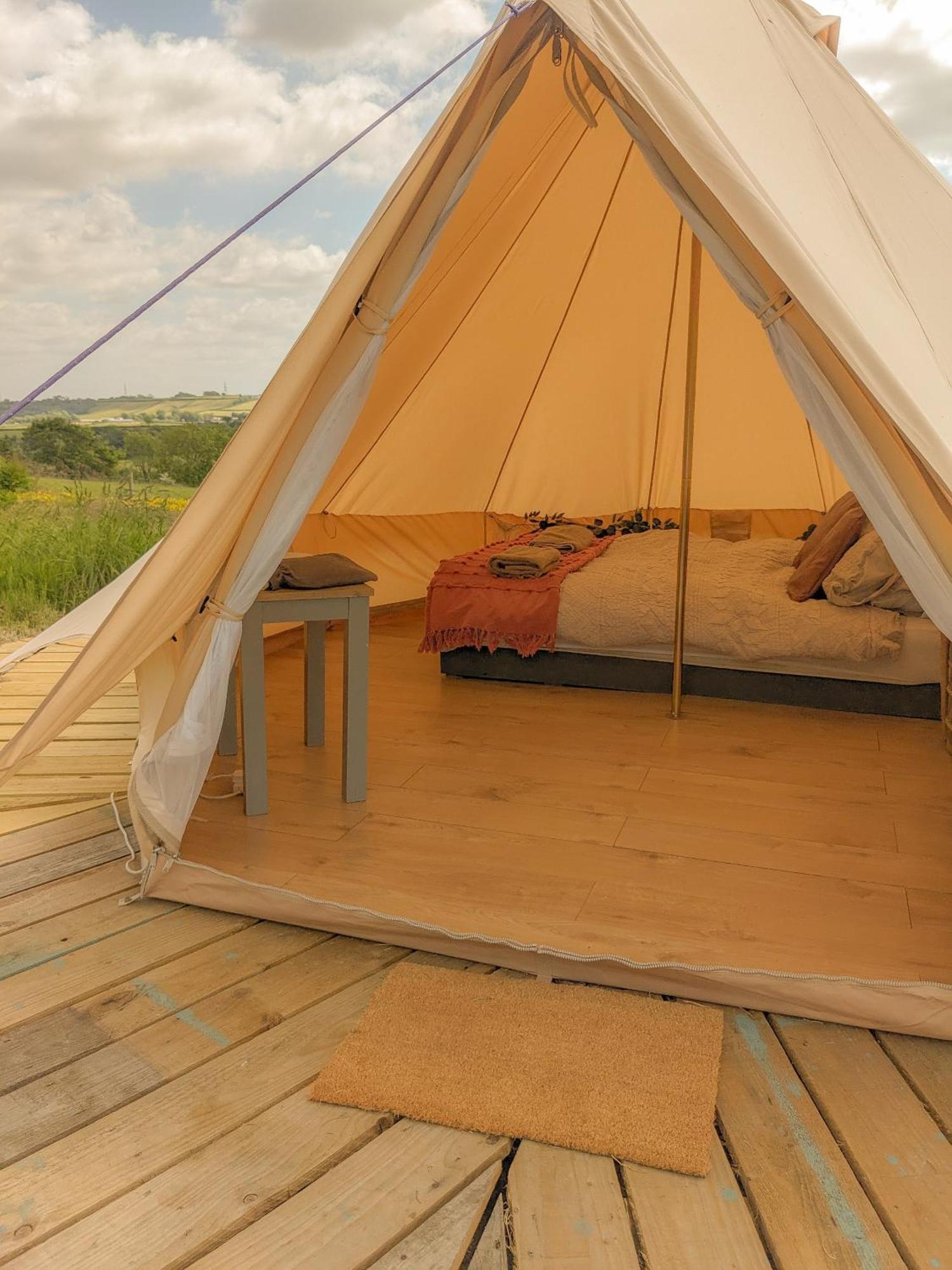 Immaculate Bell Tent Retreat North Devon Bideford Exterior foto