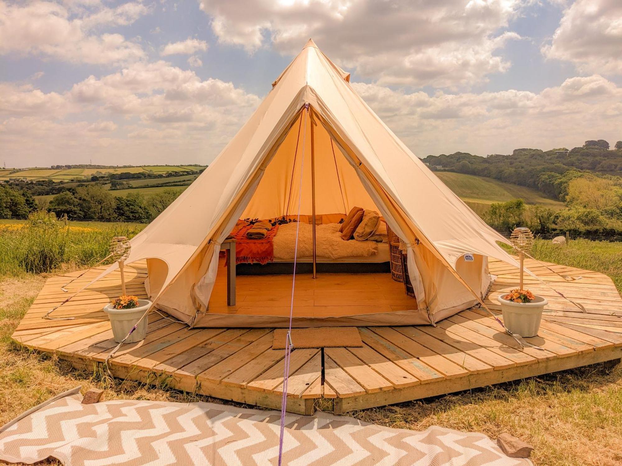Immaculate Bell Tent Retreat North Devon Bideford Exterior foto