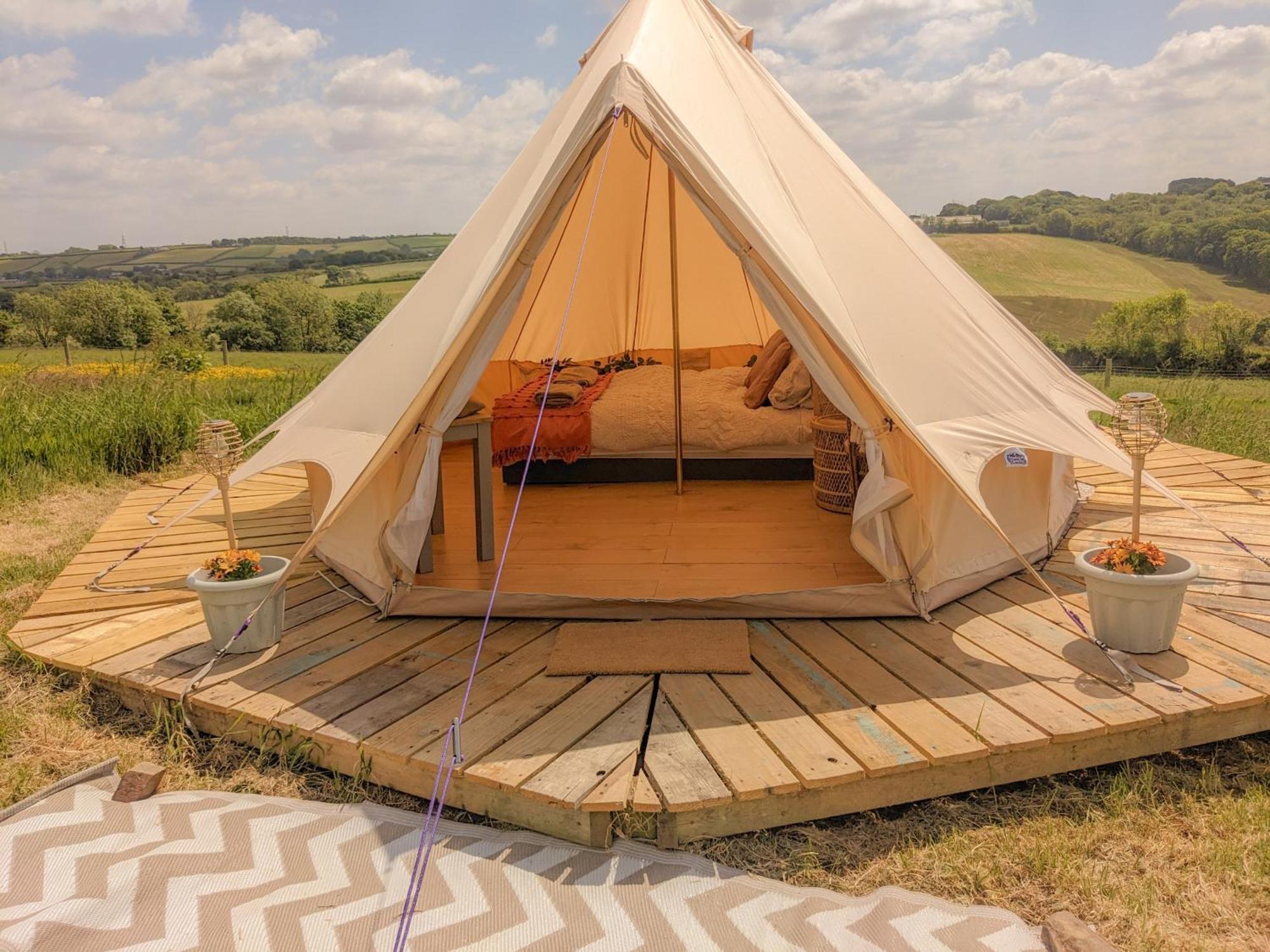 Immaculate Bell Tent Retreat North Devon Bideford Exterior foto