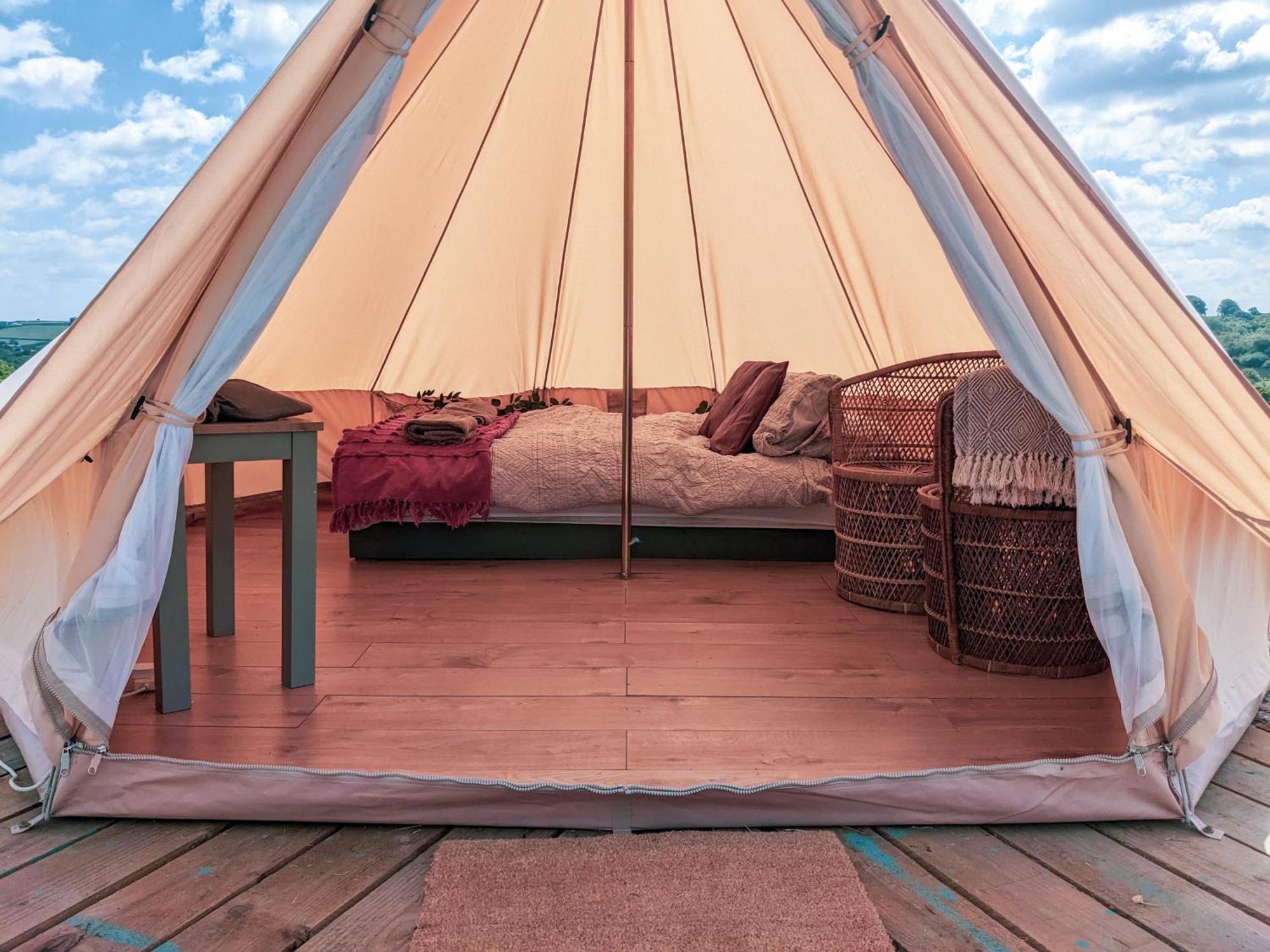Immaculate Bell Tent Retreat North Devon Bideford Exterior foto